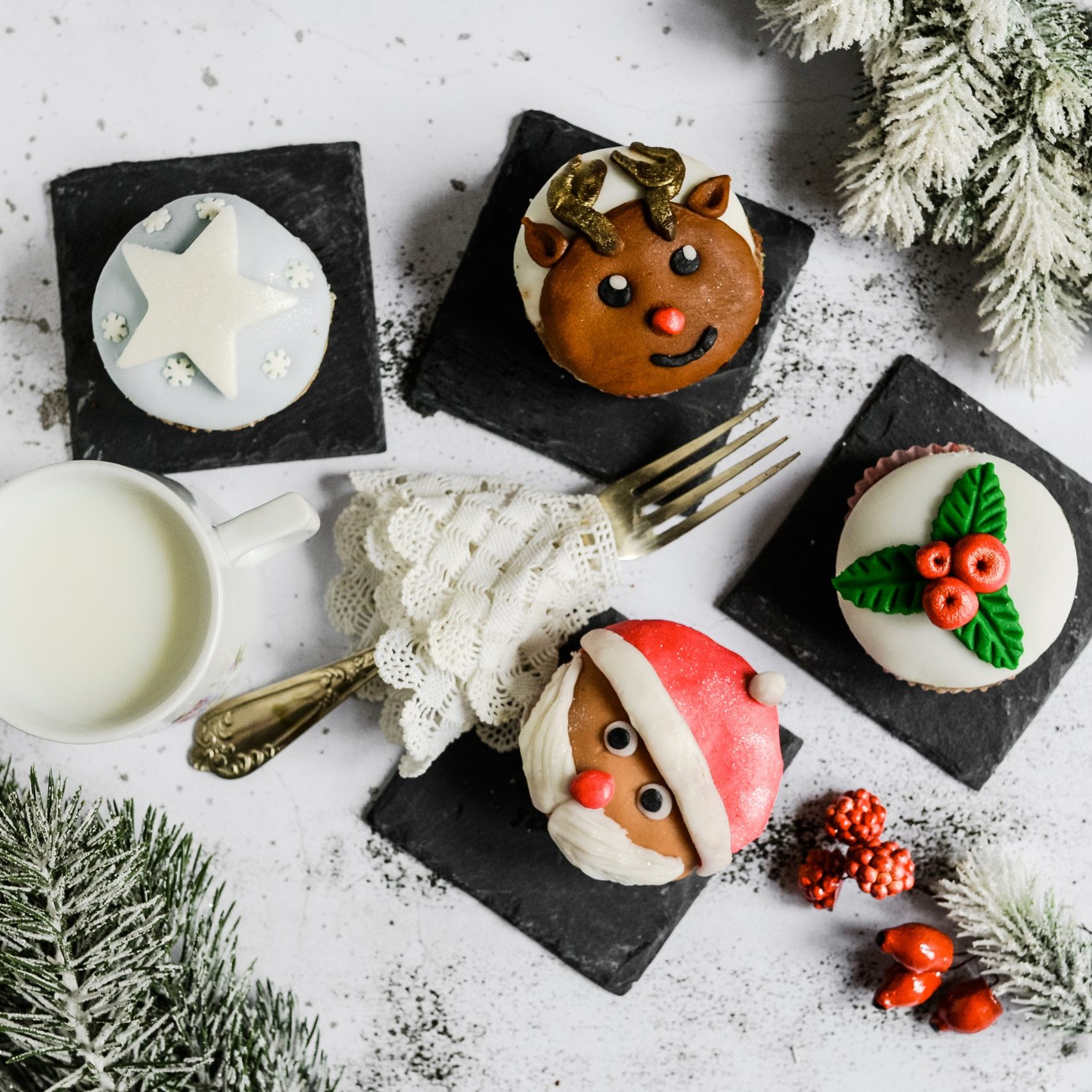 Karácsonyi cupcake válogatás