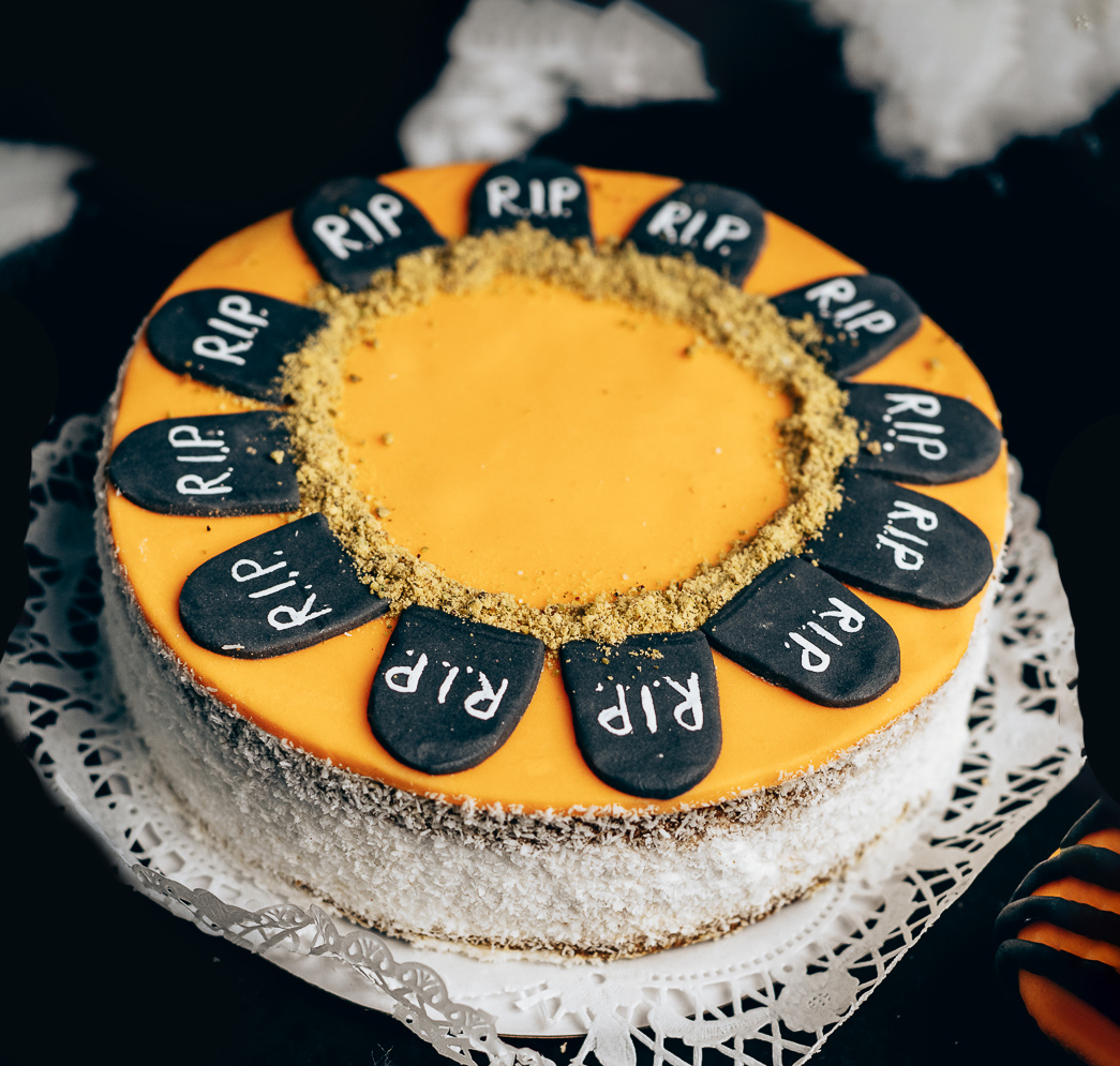 Vegán kókuszos sütőtök torta