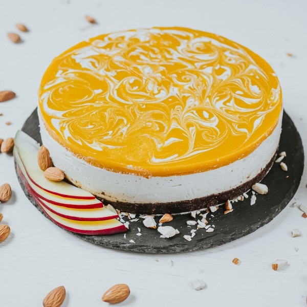 Mangós Vegán Sajttorta
