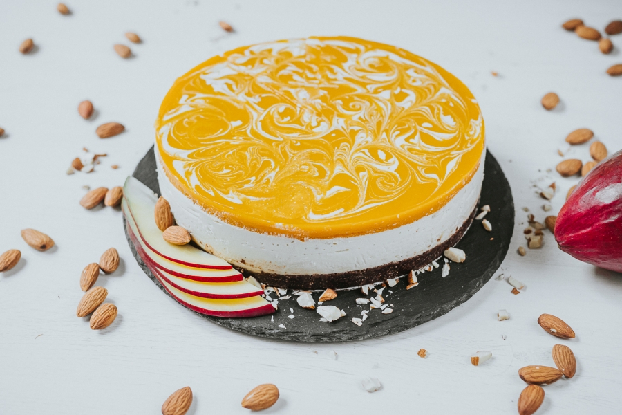 Mangós Vegán Sajttorta